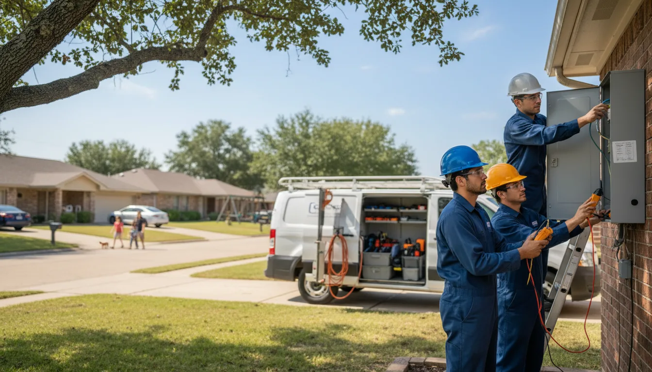 Certified electrician providing emergency electrical services in Livermore, ME